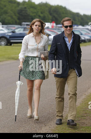 Cartier Queen's Cup polo tournament - Windsor Stock Photo