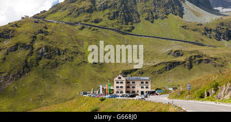 Glocknerhaus on Grossglockner High Alpine Road, Hohe Tauern National Park, Austria, Europe Stock Photo