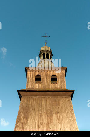 Wooden church of St. John the Baptist and our Lady of the Scapular in Krzeslawice, Krakow, Poland, Europe Stock Photo