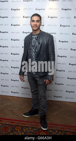 Louis Smith attends the Jimmy Choo & Esquire London Collections: Men opening night party at Loulou's in London. Stock Photo