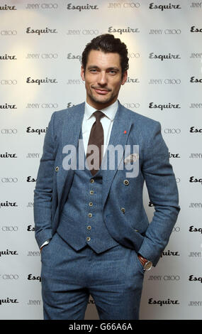David Gandy attends the Jimmy Choo & Esquire London Collections: Men opening night party at Loulou's in London. Stock Photo