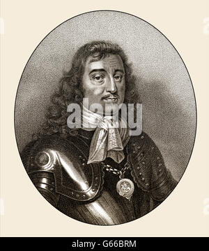 George Monck, 1st Duke of Albemarle, 1608-1670, an English soldier, politician Stock Photo