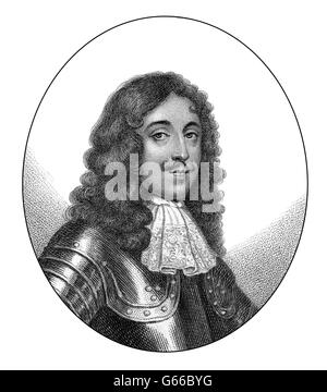 Charles Stanley, 8th Earl of Derby, 1628-1672, an English nobleman Stock Photo