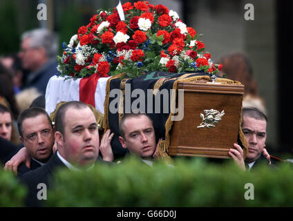 John Gregg - UDA funeral Stock Photo