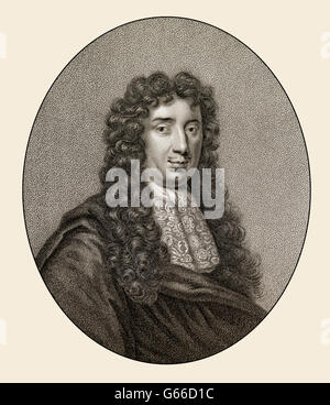 George Savile, 1st Marquess of Halifax, 1633-1695, an English statesman, writer and politician Stock Photo