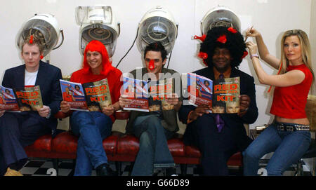 Red Nose Day 2003 - The Big Hair Do! Stock Photo