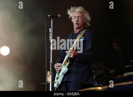 Isle of Wight festival 2013 Stock Photo