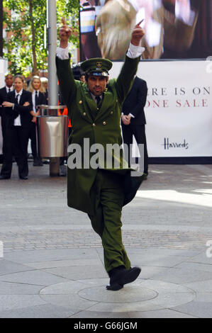 Harrods summer sale Stock Photo