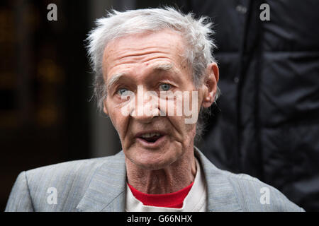 Patrick Joseph Hill. (Paddy Hill), one of the 'Birmingham Six' pictured outside the tribunal to reopen the Bombings inquiry. Stock Photo