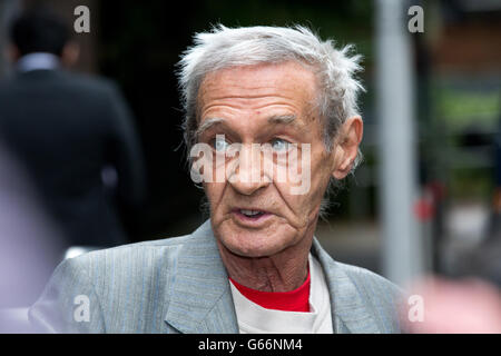 Patrick Joseph Hill. (Paddy Hill), one of the 'Birmingham Six' pictured outside the tribunal to reopen the Bombings inquiry. Stock Photo