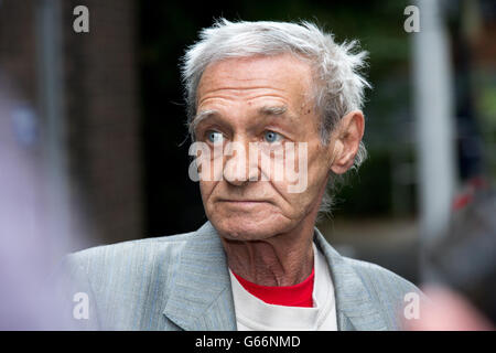 Patrick Joseph Hill. (Paddy Hill), one of the 'Birmingham Six' pictured outside the tribunal to reopen the Bombings inquiry. Stock Photo