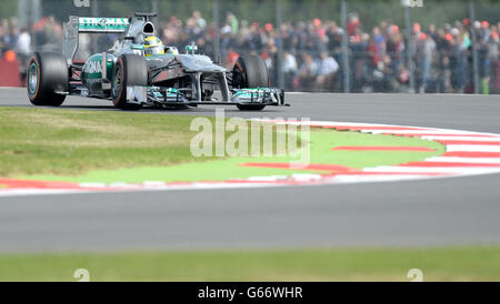 Motor Racing - 2013 Formula One World Championship - British Grand Prix - Third Practice and Qualifying - Silverstone Stock Photo