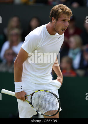 Tennis - 2013 Wimbledon Championships - Day Six - The All England Lawn Tennis and Croquet Club Stock Photo