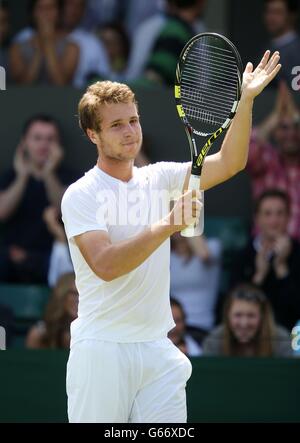 Tennis - 2013 Wimbledon Championships - Day Six - The All England Lawn Tennis and Croquet Club Stock Photo