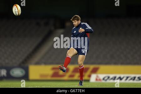 Rugby Union - 2013 British and Irish Lions Tour - British and Irish Lions Training Session - Etihad Stadium. British and Irish Lions' Leigh Halfpenny during the training session at Etihad Stadium, Melbourne in Australia. Stock Photo