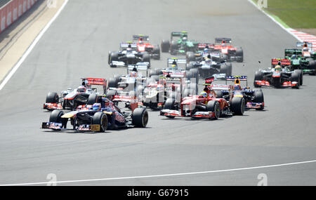 Motor Racing - 2013 Formula One World Championship - British Grand Prix - Race - Silverstone Stock Photo