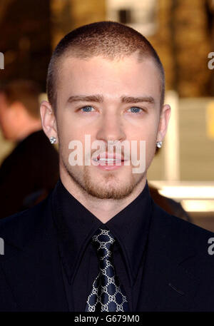 Brit Awards 2013 - Arrivals - London. Justin Timberlake arriving