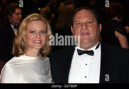 Producer Harvey Weinstein arriving for The Orange British Academy Film Awards (BAFTA), at the Odeon in Leicester Square, London. Stock Photo