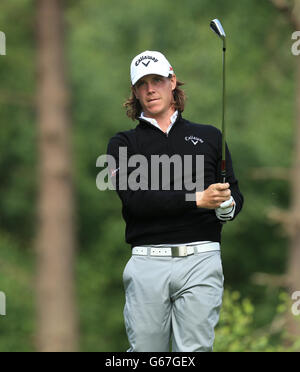 Golf - The Open Championship 2013 - Qualifying - Sunningdale Golf Club. Sweden's Kristoffer Broberg Stock Photo