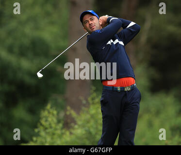 Golf - The Open Championship 2013 - Qualifying - Sunningdale Golf Club. Portugal's Ricardo Santos Stock Photo