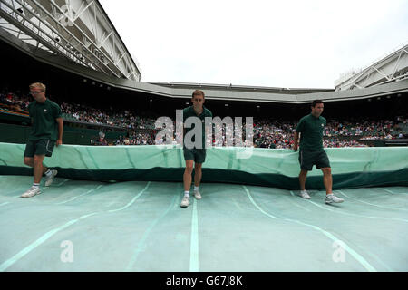 Tennis - 2013 Wimbledon Championships - Day Four - The All England Lawn Tennis and Croquet Club Stock Photo