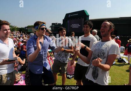 Tennis - 2013 Wimbledon Championships - Day Thirteen - The All England Lawn Tennis and Croquet Club Stock Photo