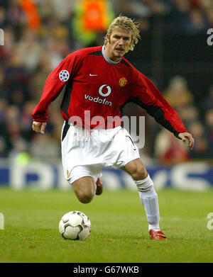 Football action f l full length david beckham hi-res stock 