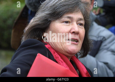 Cabinet Minister Clare Short leaves her home in south London, to head to her office at the Department for International Development. She said at the weekend that she would resign if the Government failed to secure UN backing for war against Iraq. * French President Jacques Chirac said Monday night that France would use their veto if the UN Security Council was asked to vote on a second resolution. Stock Photo