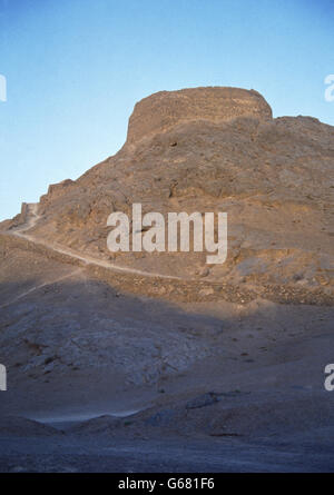 Iran. Yazd. Zoroastrian Tower of Silence. Stock Photo