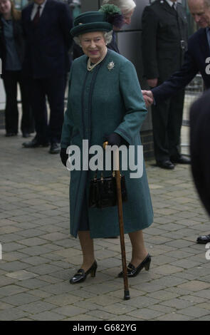 Queen in south Belfast Stock Photo