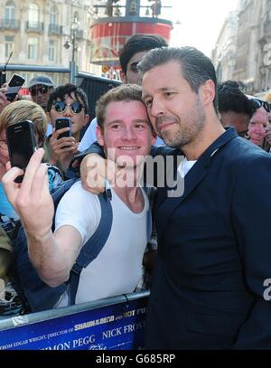 The World's End Premiere - London Stock Photo