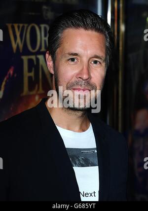 Paddy Considine arriving for the world premiere of The World's End, at the Empire Leicester Square, London. Stock Photo