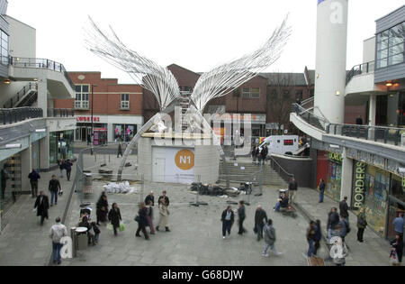 Angel of the South Stock Photo