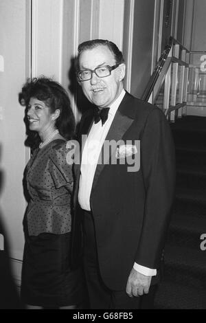 Entertainment - TV travel journalist Alan Whicker - 1987 Stock Photo