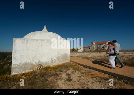 Memory Chapel (Ermida da Memória) part of the  Santuário de Nossa Senhora do Cabo Espichel complex, Setúbal peninsula, Portugal