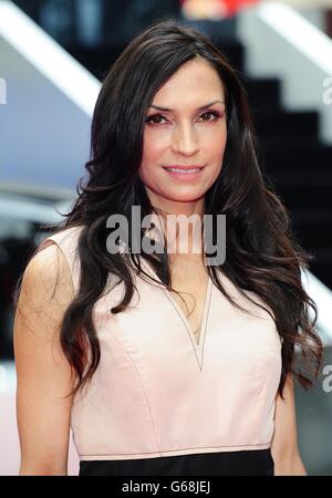 Famke Janssen arriving for the UK Premiere of The Wolverine, at the Empire Leicester Square, London. Stock Photo