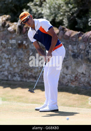 Spain's Rafael Cabrera-Bello during day one of the British Masters at ...