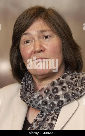 International Development Secretary, clare Short in the Department's offices in Central London. Ms Short said the decision not to resign had been the most difficult of her life. * She told BBC News 24: 'I know that I will be vilified'. It is easier to go. I would be more popular if I went, but the truth is I would be copping out.Ms Short said she was hopeful that any military action would be over within a matter of weeks, as she expected Iraqi resistance to crumble because of the unpopularity of the Saddam regime. Stock Photo