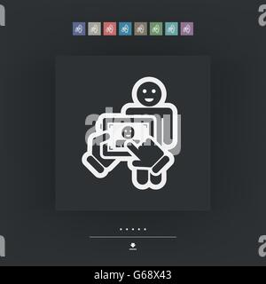 Digital photo concept Stock Vector