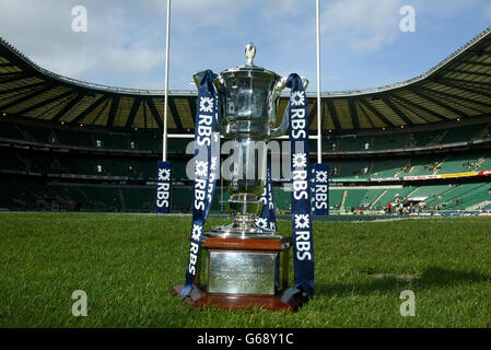 Rugby Union - RBS 6 Nations Championship Trophy - Twickenham Stock Photo