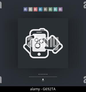 Setting device Stock Vector