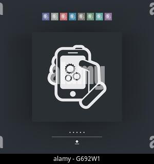 Setting device Stock Vector