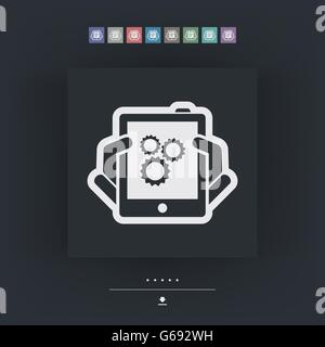 Setting device Stock Vector