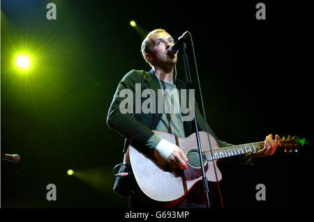 Chris Martin performs on stage during the first in a series of special concerts for the Teenage Cancer Trust Charity at the Royal Albert Hall in central London. * The Teenage Cancer Trust shows are the brainchild of The Who frontman Roger Daltrey and the charity's Co-Chairman Dr Adrian Whiteson. Stock Photo
