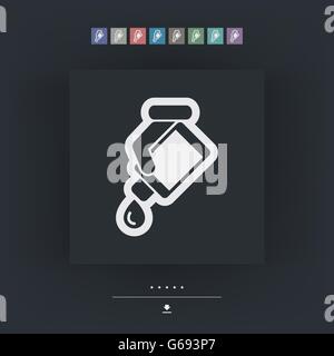 Drop bottle Stock Vector