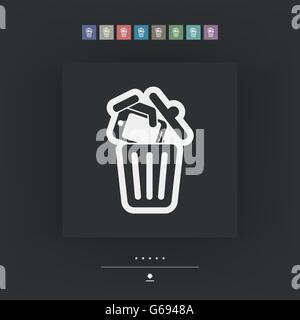 Scrapping old device Stock Vector