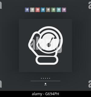 Speed control icon Stock Vector
