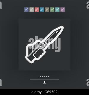 Knife icon Stock Vector