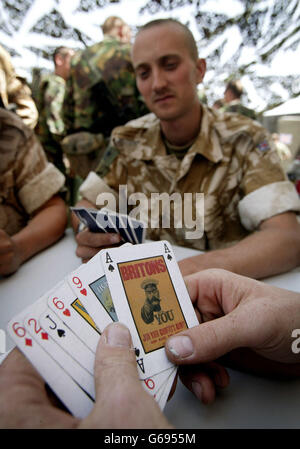 British Forces in Iraq. Stock Photo