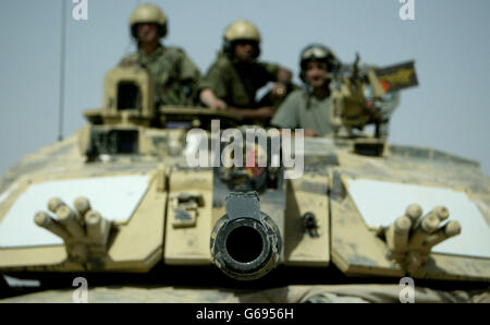 British Forces in Iraq. Stock Photo